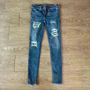 American Eagle High Rise Jegging Super Super Stretch 2R 1048 Like New